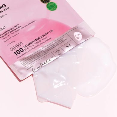 Двоетапна гідрогелева маска для обличчя VT COSMETICS COLLAGEN REEDLE SHOT 100 2STEP HYDROGEL MASK