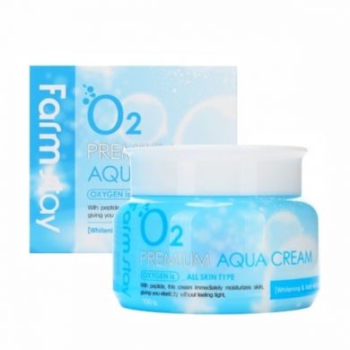 Крем кислородный увлажняющий с ниацинамидом FarmStay O2 Premium Aqua Cream 100ml