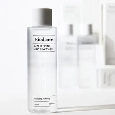 Зміцнювальний тонер для обличчя з PHA-кислотою Biodance Skin Refining Mild PHA Toner 150ml