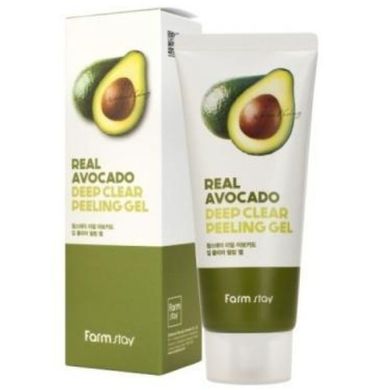 Зволожуючий пілінг-гель з екстрактом авокадо FarmStay Real Avocado Deep Clear Peeling Gel 100 ml