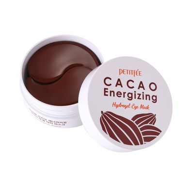 Патчі гідрогелеві тонізуючі з какао для очей PETITFEE Cacao Energizing Hydrogel Eye Patch 60шт