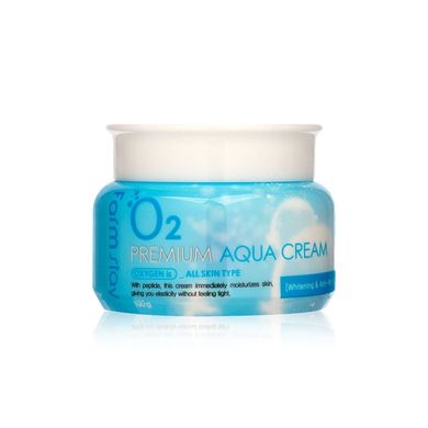 Зволожуючий крем кисневий з ніацинамідом FarmStay O2 Premium Aqua Cream 100ml