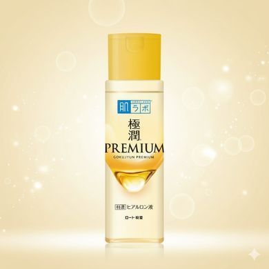 Лосьон премиум-класса с гиалуроновой кислотой Hada Labo Gokujun Premium Lotion 170ml