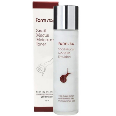 Тонік для обличчя зволожуючий з екстрактом равлика FarmStay Snail Mucus Moisture Toner 150ml