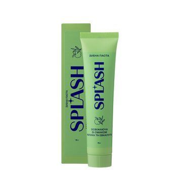 Зубная паста освежающая со вкусом яблока и эвкалипта Splash 75 ml
