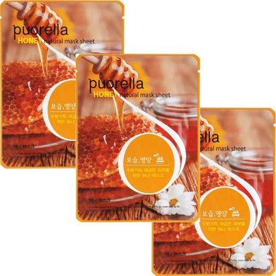 Тканевая маска для лица Beauadd Puorella Honey Natural Mask 21g