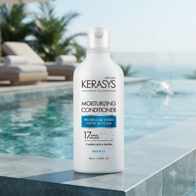 Кондиціонер зволожуючий Kerasys Hair Clinic Moisturizing Protein 180мл