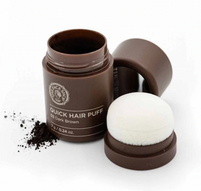 Пудра-кушон для волосся від сивини та залисин The Face Shop St. Quick Hair Puff 02 Dark Brown, 7 г