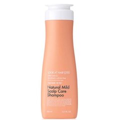 Зволожуючий шампунь для волосся Daeng Gi Meo Ri Look At Hair Loss Natural Mild Scalp Care Shampoo 500ml