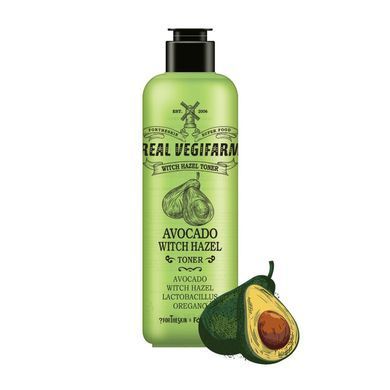 Тонер для лица FORTHESKIN SUPER FOOD REAL VEGIFARM WICH HAZEL TONER-Avocado 280ml
