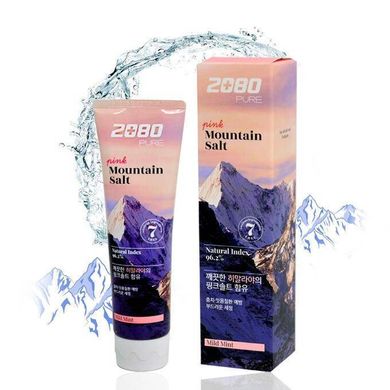 Зубна Паста Зміцнююча З Рожевою Гімалайською Солю Aekyung 2080 Pink Mountain Salt Toothpaste 120мл (рожева упаковка)