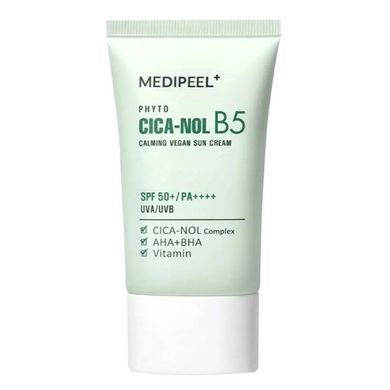 Веганський заспокійливий сонцезахисний крем Medi Peel Phyto Cica Nol B5 Calming Vegan Sun Cream 50ml