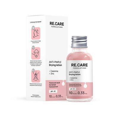 Локальний засіб від прищів підсушуючий Anti-Pimple Drying Lotion RECARE 10 мл