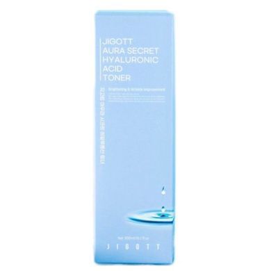 Увлажняющий тонер с гиалуроновой кислотой Jigott Aura Secret Hyaluronic Acid Toner 300ml