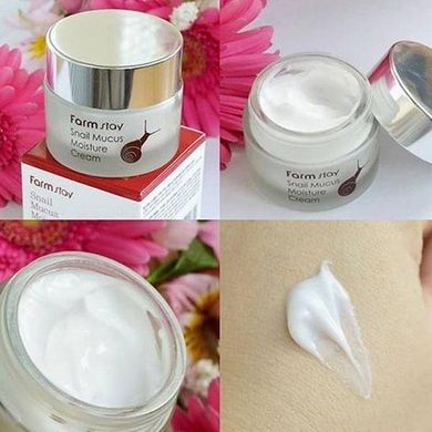 Увлажняющий крем с муцином улитки для лица FarmStay Snail Mucus Moisture Cream 50 ml