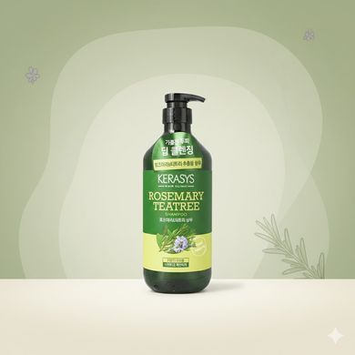 Шампунь для волос Kerasys Rosemary Tea Tree Shampoo 800ml