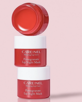 Нічна ягідна маска для губ CARENEL pomegranate lip night pack 5g