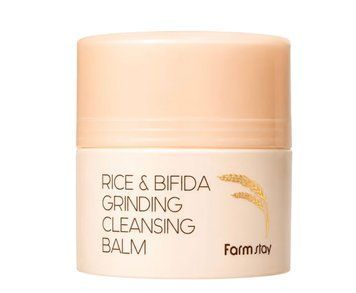 Очищающий бальзам с рисом и бифидой Farmstay Rice & Bifida Grinding Cleansing Balm 50 мл