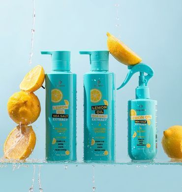 Кондиционер для волос Lemon Oil & Sea Salt Conditioner Bogenia BG440 №002, 450 мл