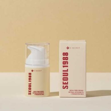 Антивіковий крем для обличчя K-Secret Seoul 1988 Cream : Retinal Liposome 1% + Fermented Rice 50ml