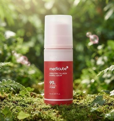 Омолоджуюча бульбашкова сироватка Medicube Pdrn Pink Collagen Bubble Serum 95ml