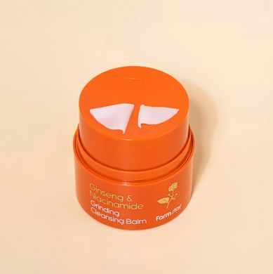 Очищувальний бальзам з женьшенем та ніацинамідом Farmstay Ginseng & Niacinamide Grinding Cleansing Balm 50 мл