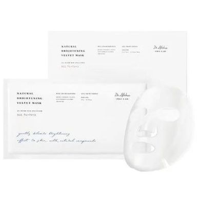 Тканевая маска для лица с осветляющим эффектом Dr. Althea Natural Brightening Velvet Mask 1шт