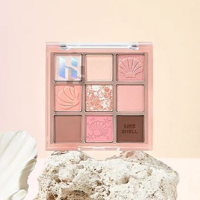 Палетка тіней для повік HOLIKA MY FAVE MOOD EYE PALETTE 08 SHELL ON THE BEACH