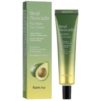 Крем для повік живильний з олією авокадо FarmStay Real Avocado Nutrition Eye Cream 40ml