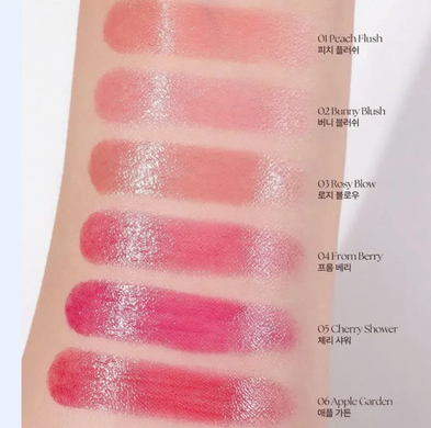 Рум'яна-бальзам для губ та щік CLIO Essential Lipcheek Tap 03 Rosy Blow