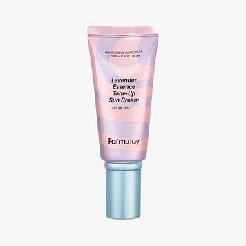 Тонуючий сонцезахисний крем з лавандою Farmstay Lavender Essence Tone-Up Sun Cream, 60г