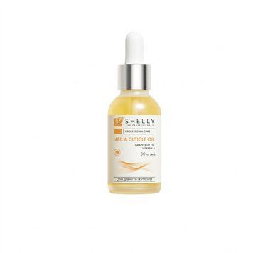 Масло для ногтей и кутикулы с экстрактом грейпфрута и витамином А Shelly 30 мл