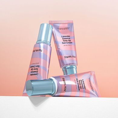 Тонирующий солнцезащитный крем с лавандой Farmstay Lavender Essence Tone-Up Sun Cream, 60г
