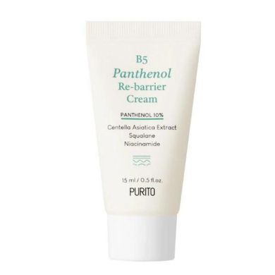 Восстанавливающий крем для лица с Purito B5 Panthenol Re-Barrier Cream Pantenol 15ml