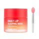 Нічна маска для губ з червоним прополісом FarmStay Daily Lip Sleeping Mask Red Propolis 20g
