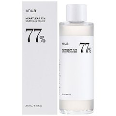 Заспокійливий тонер із екстрактом хауттюйнії ANUA Heartleaf 77 Soothing Toner 250ml