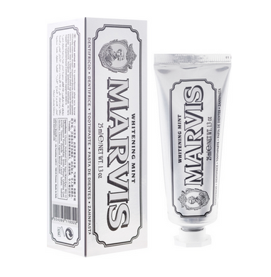 Зубная паста отбеливающая Мята с фтором Marvis Whitening Mint Toothpaste 25ml