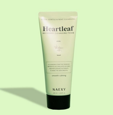 Очищувальна пінка для обличчя Naexy Heartleaf Recovery Cleansing Foam 100ml