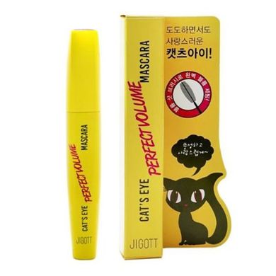 Туш для об'єму вій JIGOTT CATS EYE PERFECT VOLUME MASCARA