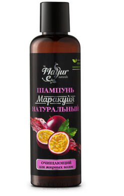 Шампунь "Маракуйя" натуральный, очищающий для жирных волос, ТМ "Mayur" 200 мл