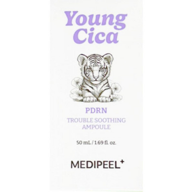 Успокаивающая сыворотка ампульная с PDRN и экзосомами MEDIPEEL Young Cica PDRN Trouble Soothing Ampou