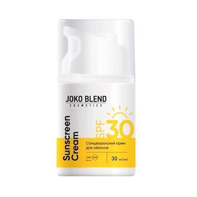 Сонцезахисний крем для обличчя SPF 30 Joko Blend 30 мл