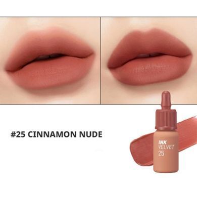 Матовий стійкий тінт для губ Peripera Ink Velvet 025 Cinnamon Nude