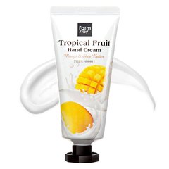 Крем для рук увлажняющий с экстрактом манго и маслом ши FarmStay Tropical Fruit Hand Cream Mango Shea Butter 50ml