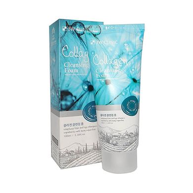 Піна омоложуюча з колагеном 3W Clinic Collagen Foam Cleansing 100ml