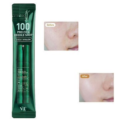 Бустер-сыворотка с микроиглами для чувствительной кожи (сток) VT COSMETICS 100 PRO CICA REEDLE SHOT 2ml