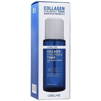 Коллагеновый гиалуроновый тонер для лица Lebelage Collagen Hyaluronic Toner 300ml