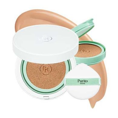 BB-кушон з центеллою PURITO Wonder Releaf Centella BB Cushion 21 Light Beige
