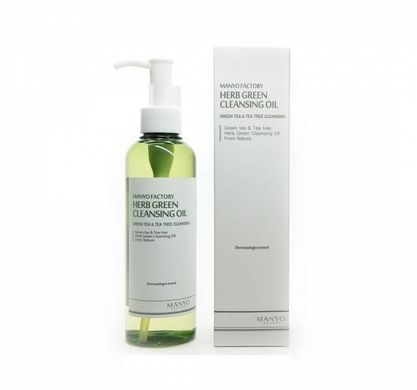 Гідрофільна Олія З Екстрактами Трав Manyo Factory Herb Green Cleansing Oil