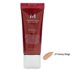 ВВ Крем Матуючий З Ідеальним Покриттям Missha M Perfect Cover BB Cream SPF42 PA 20ml, 27 відтінок - світлий беж